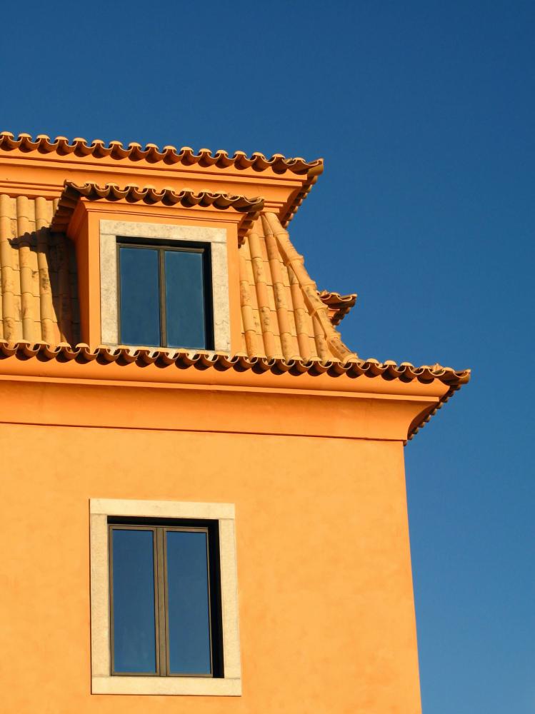 Ravalement de façade orange